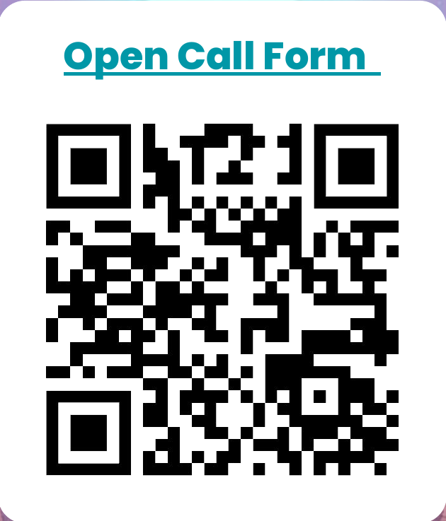 QR code for the Open Call Form — scan to apply for the Devcon 8 Music Space